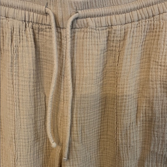 J. Crew Beige Cotten Drawstring Pants - Picture 5 of 8